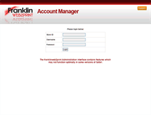 Tablet Screenshot of franklinweb2print.com